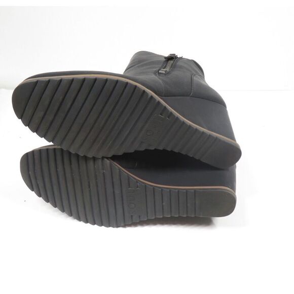 Naturalizer SOUL Haley Black Wedge Bootie Boots Women Size 10 M - Picture 7 of 7